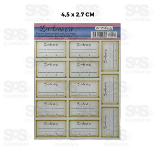 Etiqueta de Presente 52 Unidades L-01