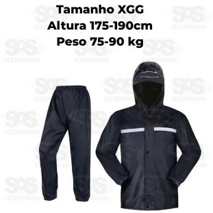 Capa De Chuva Com Capuz XXG  Altomex B-Max F1535