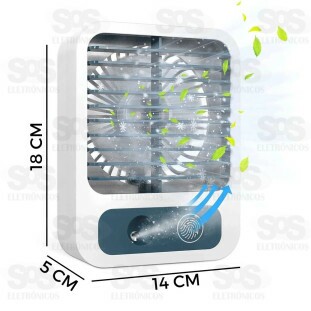 Ventilador Umidificador Recarregável Mesa Altomex AL-F680