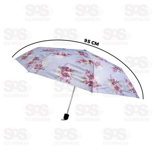 Guarda Chuva Manual Flores 95CM FBG4202