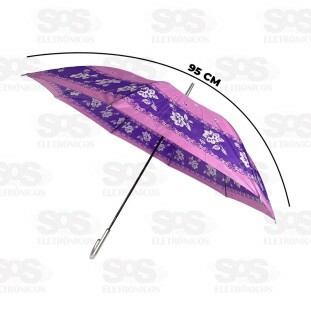 Guarda Chuva Automático Flores Tropicais 95CM FBG4220