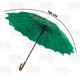 Guarda Chuva Dupla Camada Estampas Floridas 105CM FBG4224