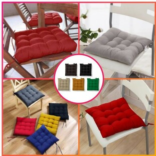 Almofada Assento Futon Oxford Liso 40cm X 40cm Cores Variadas