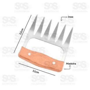 Garra Para Churrasco 12cm em Aço Inox 6137