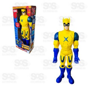 Boneco Comando Hero 40cm Em Vinil Homeplay Modelos Variados 