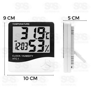 Termo Higrômetro Digital Medição de Temperatura e Umidade B-Max HTC-1