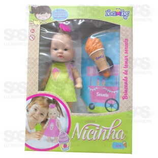 Boneca Nicinha Ice Nova Toys 1173
