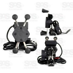 Suporte de Celular Garra X Com Carregador USB MD-601