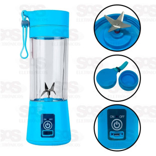 Liquidificador Portátil Recarregável 380ML HM-03