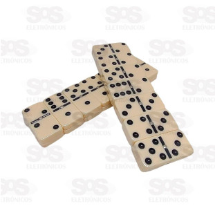 Dominó 28 Peças Lisas Clássico Luatek LK-5008