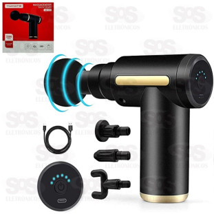 Massageador Muscular Recarregável 8 Velocidades Tomate AM-013