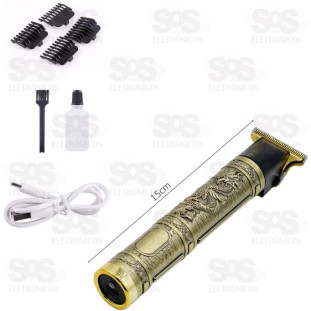 Máquina De Aparar Cabelo Recarregável Dragão BR-8001