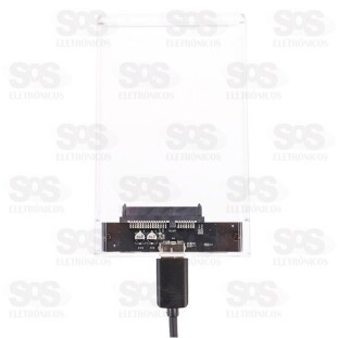 Case Para HD Sata Transparente 2.5" Altomex AU-90