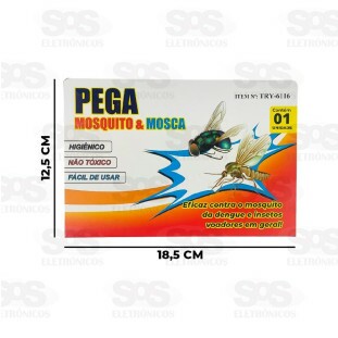 Armadilha Adesiva Pega Mosquito 5 Unidades TRY-6116