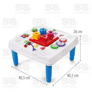 Mesinha Didática Com Atividades Poliplac 6044