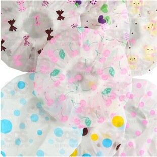 Touca de Banho Plástica Estampas Sortidas Top Útil 1325