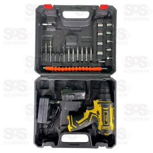 Parafusadeira e Furadeira Elétrica Sem Fio 12V B-Tek BT-DZ42