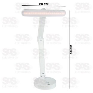 Luminária de Mesa Touch Articulável 3 Cores B-Max BM-F981