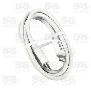 Cabo Turbo Iphone Para Type C 1 Metro 30W Kaidi KD-26
