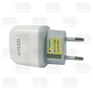 Fonte de Parede 2 USB Carregador Rápido 2.4A Kaidi KD-556