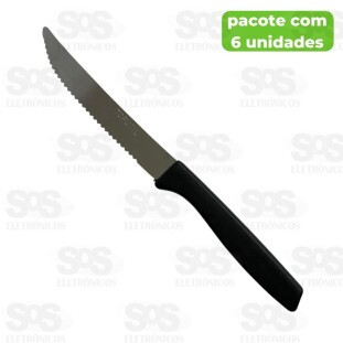 Kit Faca De Mesa Com 6 Unidades TOP1637