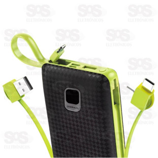 Carga Extra 10.000mAh 4 Interfaces Kaidi KNC8881