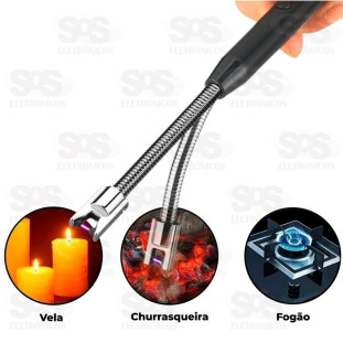 Acendedor De Fogão Flexível Plasma Cores Variadas