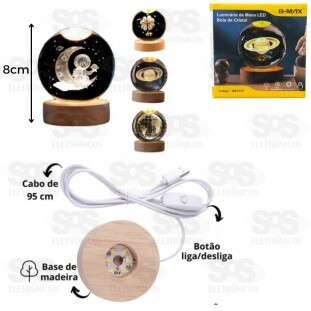 Luminária LED Bola de Cristal B-Max BM-F976