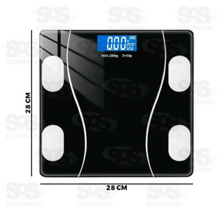 Balança Digital Inteligente Até 180Kg B-Max BM-A15