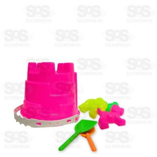 Balde de Praia Catelo 6 Peças Mini Toys 6237