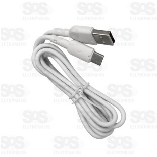 Cabo De Carregamento USB Para Type C 1 Metro Kaidi KD-28C