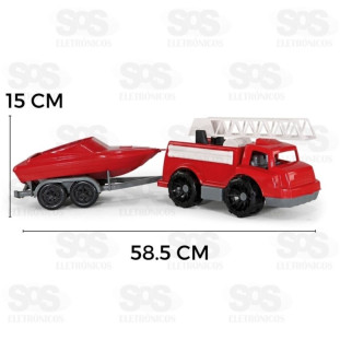 Bombeiro Com Lancha 98201