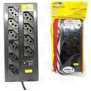 Filtro De Linha 10 Tomadas Bivolt Elite AnnLux