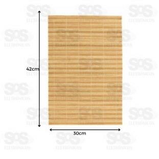 Esteira de Bambu Americano 30x42cm Caerus CRS-2289
