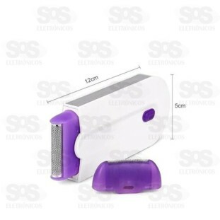 Mini Depilador Portátil Indolor Recarregável 2 Cabeças BM-C073