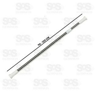 Varão Bastão Extensível Para Cortina 70-120cm B-Max BM-F1217