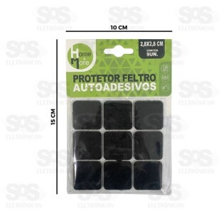 Protetor Feltro Autoadesivo 9 Unidades HM-538