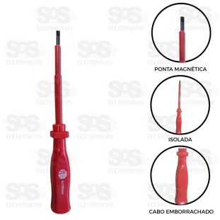 Chave Fenda 4 Polegadas Isolada HM-718