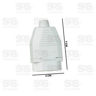 Tomada Plug Fêmea 2P+T Luster 10521