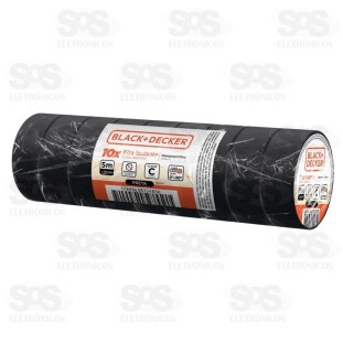 Fita Isolante 5 Metros 10 Unidades Black+Decker Bdmt-0001-01
