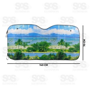 Protetor Solar Para Parabrisa Estampado 140X70Cm Napd70E