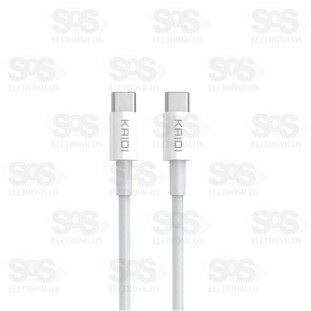 Cabo De Dados Type C 60W 2 Metros Kaidi KD-04C