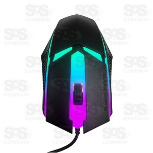 Mouse Gamer 1200 DPI Com Fio USB Eletromex EL-2203