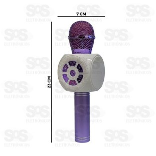 Microfone Bluetooth Com LED Altomex AM-920