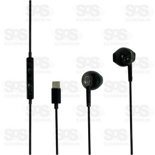 Fone De Ouvido Com Microfone Type C Eletromex EL-1421