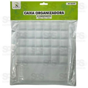 Caixa Organizadora Transparente 28 Divisões Xc-Co-07