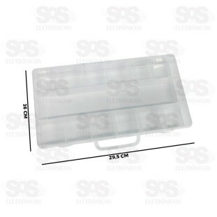 Caixa Organizadora Transparente 12 Divisões Xc-Co-09