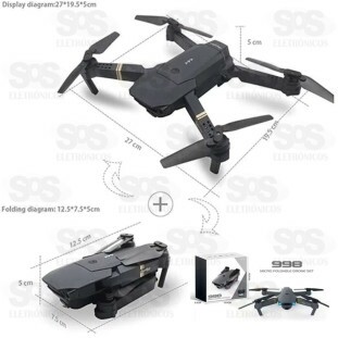 Mini Drone 998 Pro Retrátil Câmera 4K Dupla Wifi Controle 998 Pro