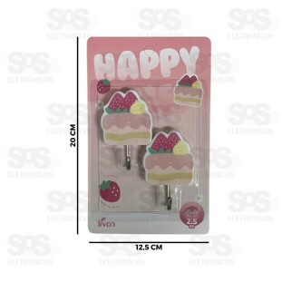 Ganchos Multiuso Autoadesivos 2 Peças 6565