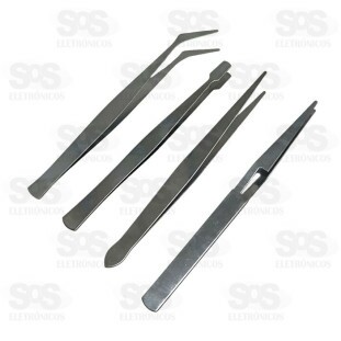 Kit Pinça De Precisão 4 Unidades 5140